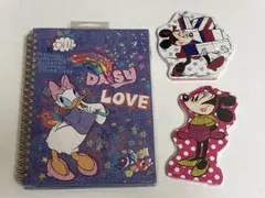 デイジーダック ミニーマウス ノート メモ 新品未使用 ディズニー 文房具