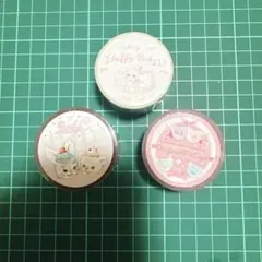 PETテープ　マスキングテープ ３個セット　ぺちか