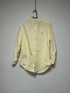 美品☆ラルフローレン Ralph Lauren 黄色 ボタンダウンシャツ☆
