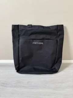 COCO DEAL ブラック トートバッグ　推し活トートバック