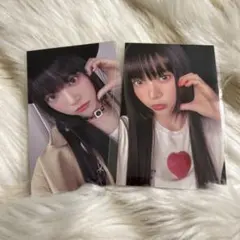 LE SSERAFIM UNFORGIVEN ラキドロ ウンチェ　2枚セット