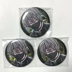 皇后崎迅 トレーディング ホログラム 缶バッジ マンガ展 桃源暗鬼 三個セット