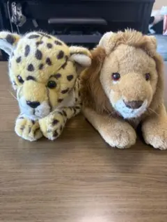 ぬいぐるみ 3点セット ヒョウ トラ - メルカリ