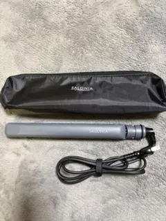 SALONIA ストレートヘアアイロン グレー
