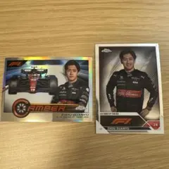 ジョウ・グアンユー　周冠宇　F1 Topps クローム　　チョウ　リフラクター