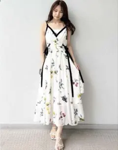 FRAYI.Dフルーツプリントサイドリボンキャミワンピース　値下げ不可