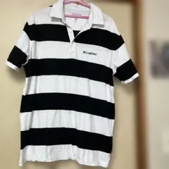 BILLABONG ストライプポロシャツ XL