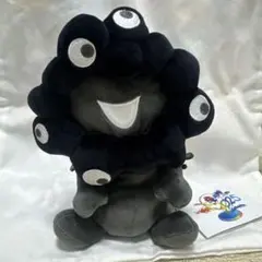 【万博会場限定】EXPO2025 黒ミャクミャクお手玉風ぬいぐるみSサイズ　座り