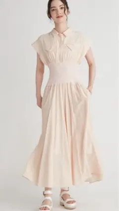 CELFORD. ウエストリブニットワンピース36