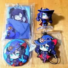 原神　モナ　アクリルストラップ　ミニフィギュア　缶バッジ　ラバーストラップ
