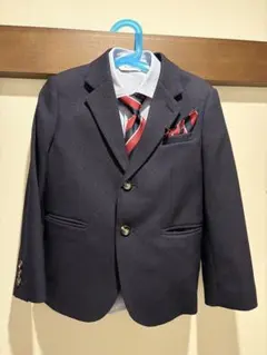 最終値下げ！ネイビー フォーマルスーツ 120cm