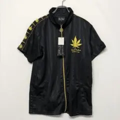 新品 Dia Star ストリート スポーツ古着 ガンジャチャーム 半袖ジャージ