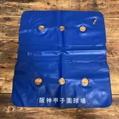 レトロ 阪神甲子園球場 応援用 エアー座布団 エアークッション ブルー 希少