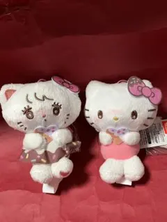 mikko ✖️サンリオキャラクターズ　ドーナツデザインマスコット　キティ＆ムース