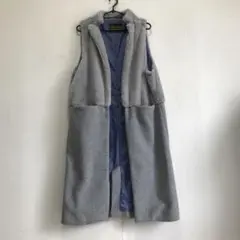 レディース フリース系コート グレー M