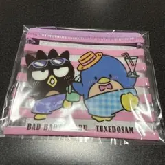 タキシードサム バッドばつ丸 (日焼け)クリアポーチ スシロー はぴだんぶい
