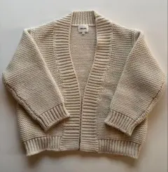 美品　Bshop ボタンレスカーディガン　ざっくり　ニット　ウールのサムネイル