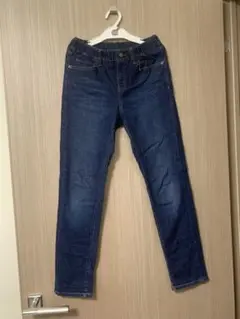 ユニクロ　ダークブルースリムフィットデニムパンツ 150cm