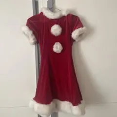 赤いサンタコスチュームと帽子セット　Mサイズ