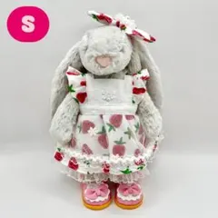 ジェリーキャット バシュフル Sサイズ 用いちご柄レースワンピースドレス　洋服