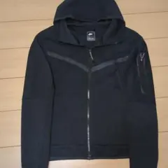 NIKE フルジップフード付きジャケット Lサイズ ブラック