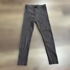 peekaboo リブスパッツ レギンス ブラウン