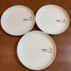 PEANUTS Snoopy & Woodstock 陶器皿 3枚セット