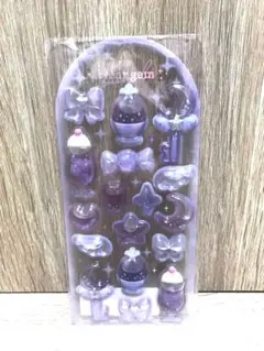 ☆正規品未開封☆ クリアジェムステッカー　パープル　クーリア