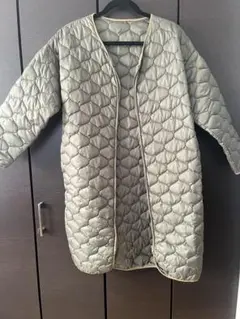 dholic オリーブグリーン キルティングジャケット ロング丈