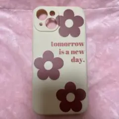 花柄 iPhone13ソフトケース