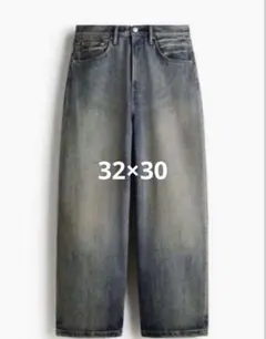 新品　スーパーバギーW34/L30 スーパーバギーデニム　エイチアンドエム スーパーバギーデニム - デニムブルー - Men | H&M JP