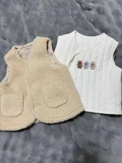 ベビー服 ベビーベスト 2点セット　スリーパー