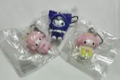 サンリオ ちびっとも マイメロ クロミ ピアノ くだもの 虫さん キーホルダー