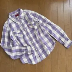 Levi’s RED TAB パープルチェックシャツ 90s ヴィンテージ 古着