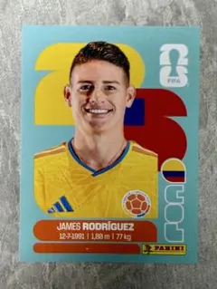 Panini Soccer ハメス・ロドリゲス ステッカー