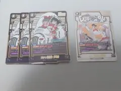 マンガブースター　SB01-057　ブルマ/孫悟空少年期　3枚＋1枚パラレル