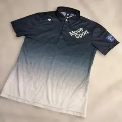 DESCENTE　GOLF　デサント　ゴルフ　グラデーション　ポロシャツ