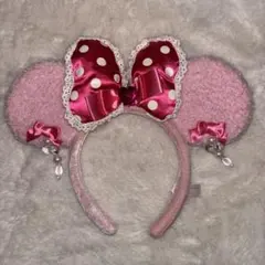 ディズニー ミニーちゃん ピンク カチューシャ
