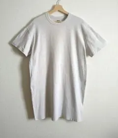 UNIQLO U ユニクロ クルーネックTワンピース 半袖 Lサイズ グレー