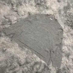 【アースミュージック】（F）サイドスリット 前後差ヘム ニットセーター ゆるふわ