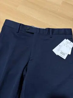 未使用　B MING イタリア製アルビニ　ストレッチ　ネイビートラウザーズ　44
