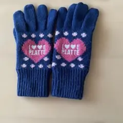 ピンクラテ　ハート　手袋