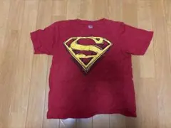 US直輸入！キッズTシャツ　S 130 スーパーマン　赤　アメリカ古着