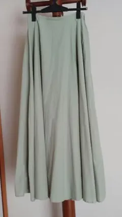 美品　オペークドットクリップ　 フレアスカート