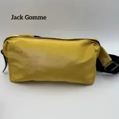 美品 JACK GOMME ジャックゴム ボディバッグ イエロー