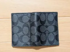 COACH 名刺入れ シグネチャー ブラックのサムネイル