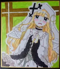 魔法少女ノ魔女裁判　まのさば　氷上メルル 手書きイラスト