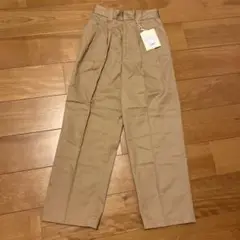 シールームリン 2tuckストレートチノパンツ　新品
