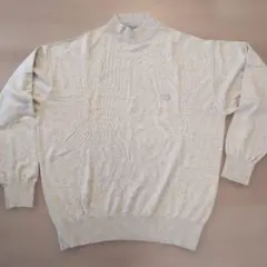 ミラショーン ハイネック セーター ベージュ Lサイズ