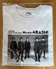 嵐 ライブTシャツ 2026 ※開封済み - メルカリ